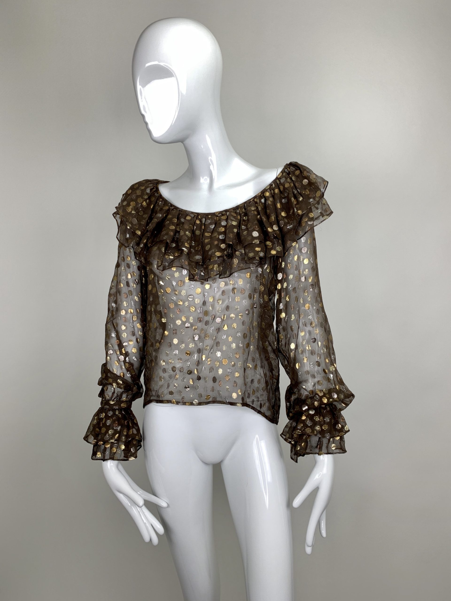 Yves Saint Laurent 70's blouse - Rellik