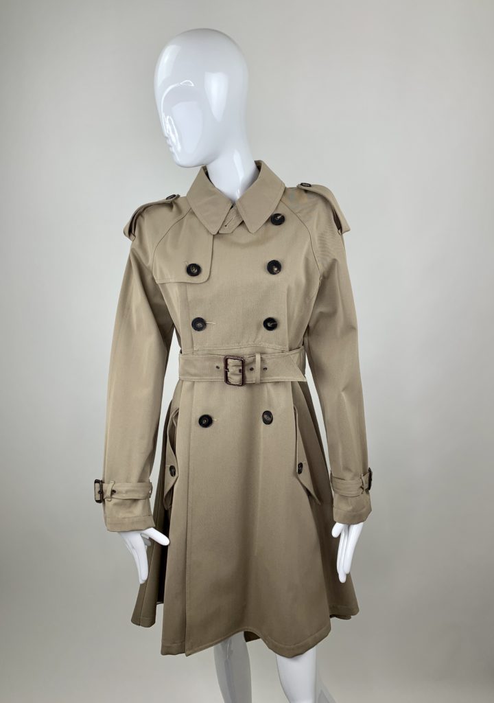 Jean Paul Gaultier trench coat with epaulettes