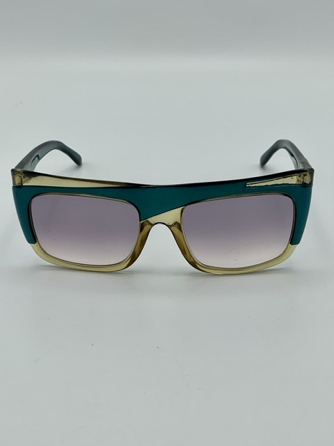 Christian Dior Green & Gold 80's Sunglasses - Rellik
