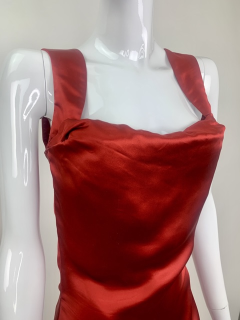 Vivienne Westwood Gold Label Burgundy Silk Corset Dress - Rellik