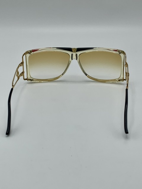 Cazal Red & Black Mens 80's Sunglasses - Rellik