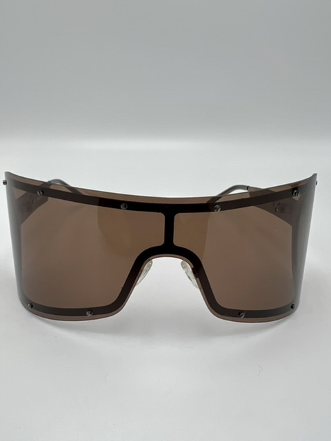 Imatra Shield Brown Visor 80's Sunglasses - Rellik