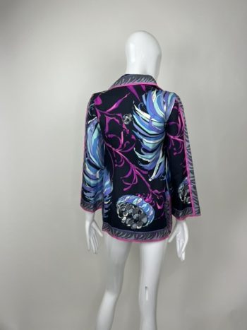 Emilio Pucci Printed Silk Kimono