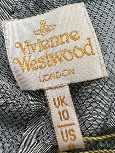 Vivienne Westwood Baby Silver Satin Bolero Jacket - Rellik