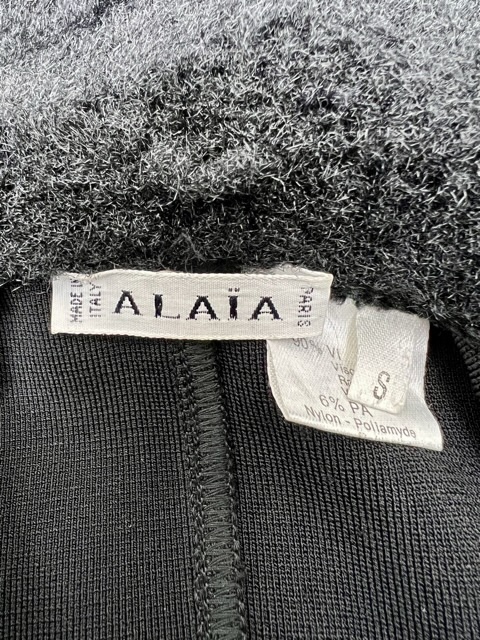 Alaia Sculpt Knit 80's Body W/ Collar - Rellik