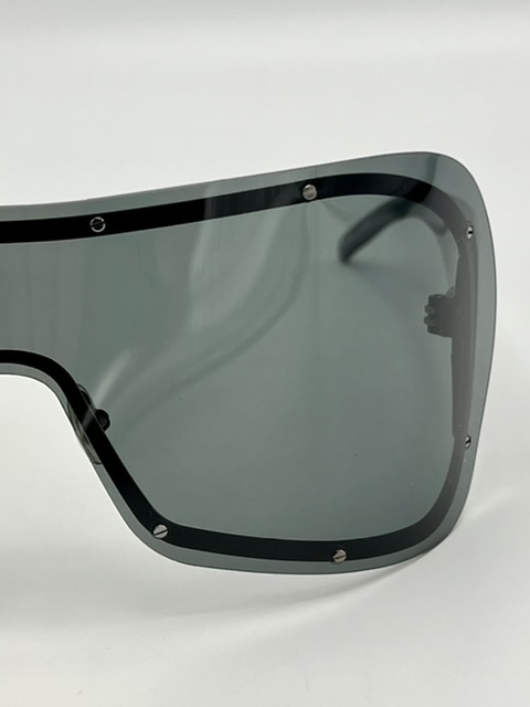 Imatra Black Shield Visor 80's Sunglasses - Rellik