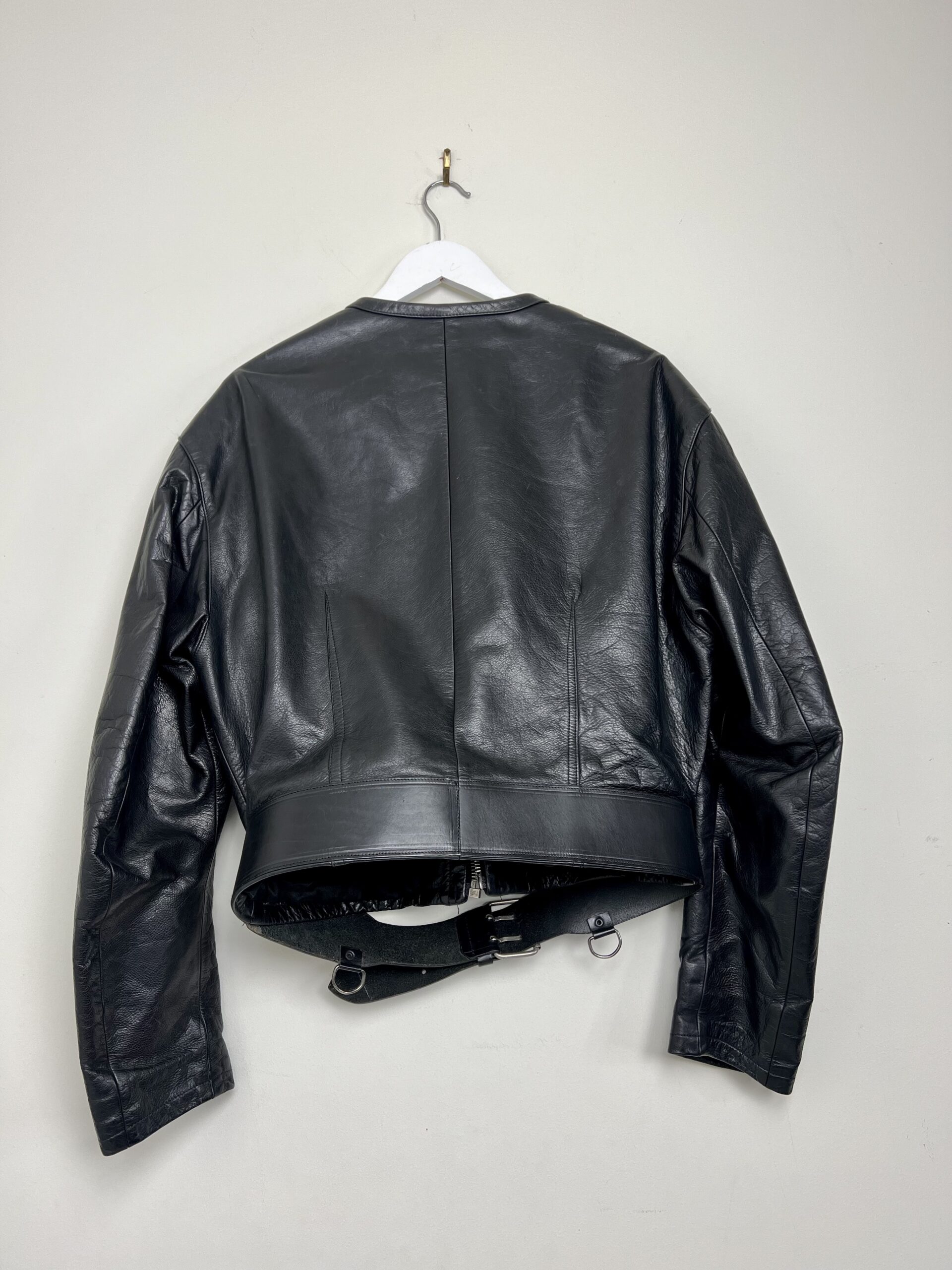 Calugi E Gianelli Studded Leather Biker Jacket - Rellik