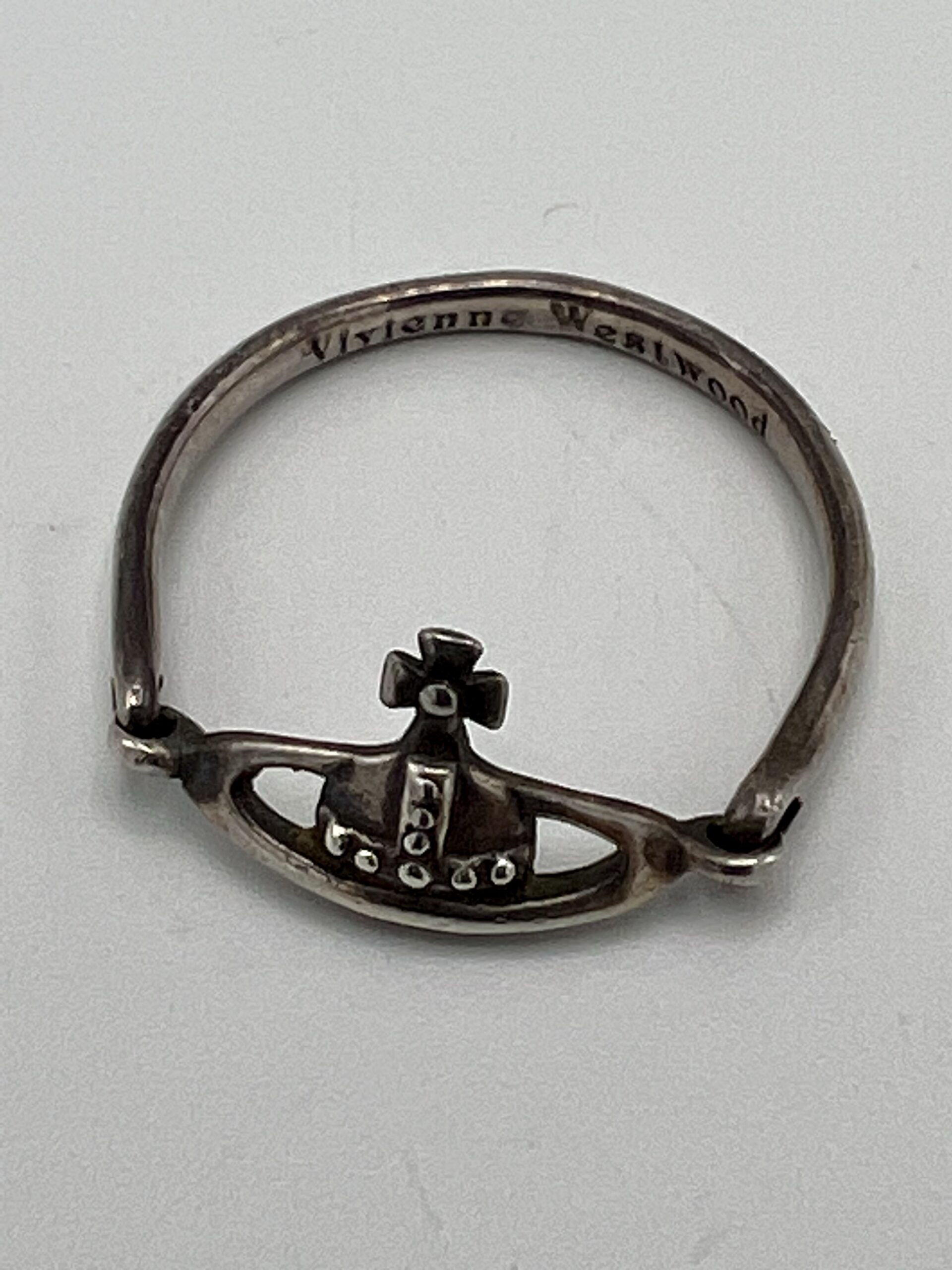 Vivienne Westwood Tarnished Silver Vendome Ring