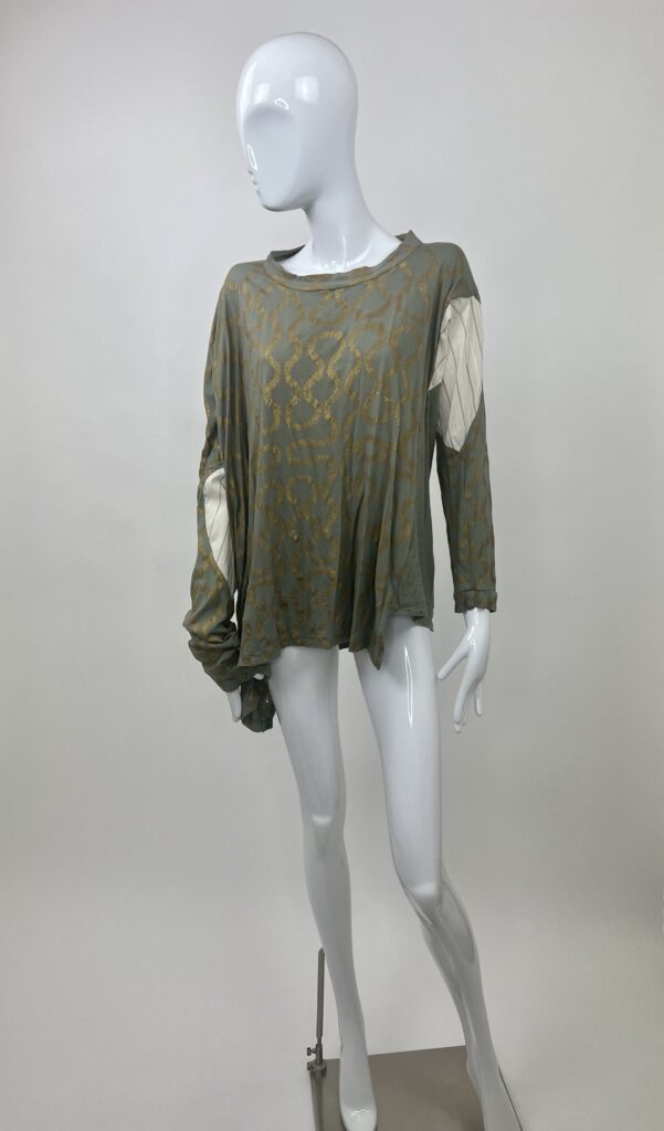 Vivienne Westwood Worlds End Gold Squiggle Pirate Top - Rellik